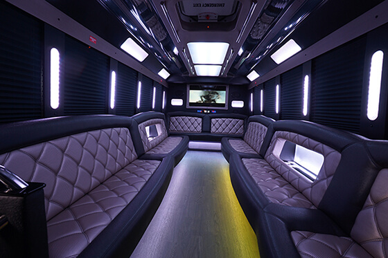 luxury limo buses