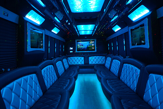 modern party bus